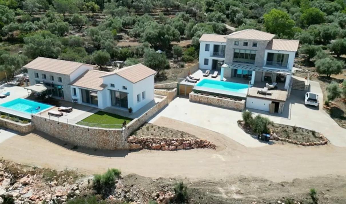 Tsakmakis Villas Luxury- Panoramic Sea View - Lefkada Tsoukaládhes Exterior foto